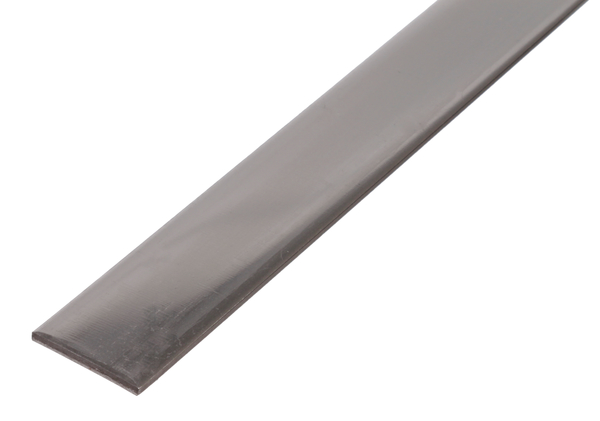Flat bar, Material: stainless steel, Width: 20 mm, Material thickness: 2 mm, Length: 1000 mm