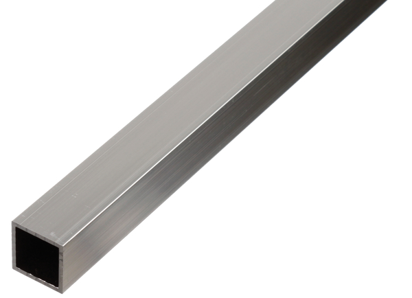 Square tube, Material: stainless steel, Width: 20 mm, Height: 20 mm, Material thickness: 1.5 mm, Length: 1000 mm