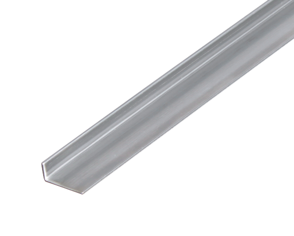 Profilo angolare, Materiale: acciaio inox, larghezza: 25 mm, altezza: 15 mm, Spessore del materiale: 1,5 mm, Modello: con lati disuguali, Lunghezza: 2000 mm