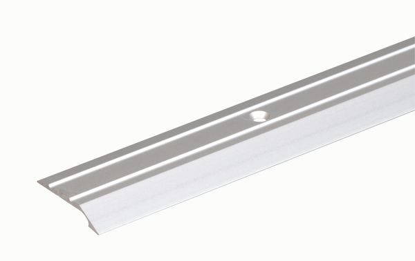 Ausgleichsprofil, gebohrt, mit versenkten Schraublöchern, Material: Aluminium, Oberfläche: silberfarbig eloxiert, Breite: 39 mm, Höhe: 10 mm, Länge: 900 mm, Materialstärke: 2,00 mm, SB-verpackt