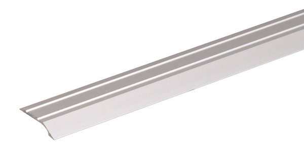 Ausgleichsprofil, selbstklebend, Material: Aluminium, Oberfläche: silberfarbig eloxiert, Breite: 39 mm, Höhe: 10 mm, Länge: 900 mm, Materialstärke: 2,00 mm, SB-verpackt