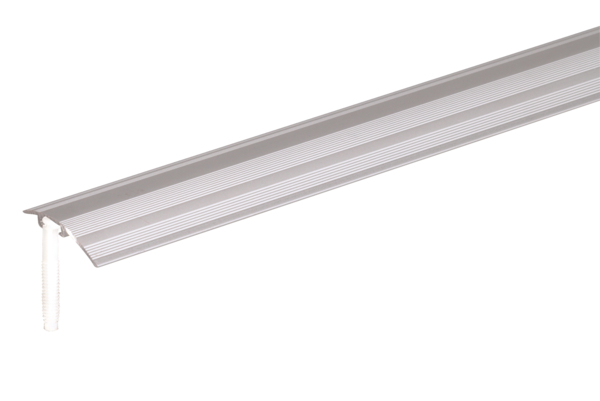 Levelling profile for blind assembly, Material: Aluminium, Surface: silver anodised, Width: 38 mm, For floor covering thicknesses: 0 - 20 mm, Length: 900 mm, Material thickness: 1.50 mm, Retail packaged