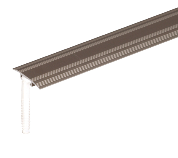 Barra de suelo, fijación oculta, Material: Aluminio, Superficie: anodizado acabado acero inoxidable, Anchura: 32 mm, Longitud: 900 mm, Espesura del material: 1,50 mm, Embalado SB