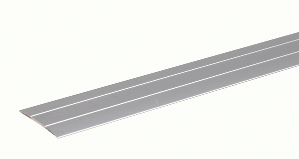 Übergangsprofil, selbstklebend, Material: Aluminium, Oberfläche: silberfarbig eloxiert, Breite: 38 mm, Länge: 900 mm, Materialstärke: 1,00 mm, SB-verpackt