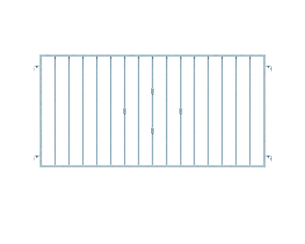 Fence panel Basic II in customised dimensions