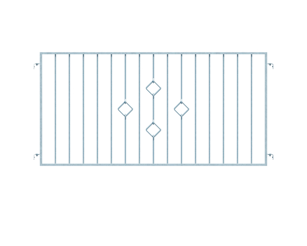 Fence panel Köln in customised dimensions