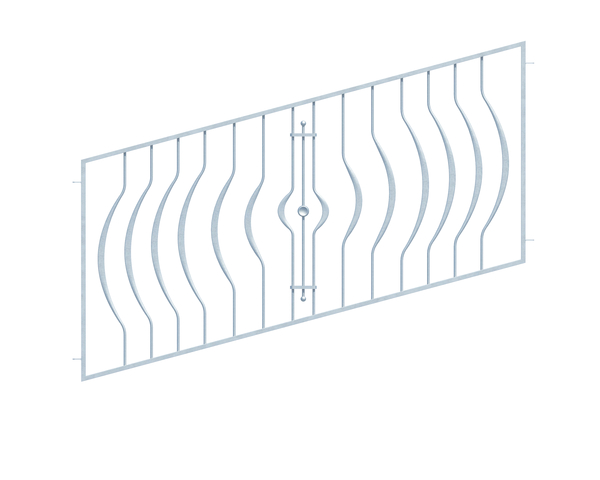 Fence panel Frankfurt in customised dimensions