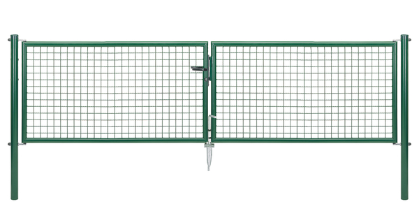 Welded mesh double gate