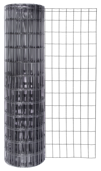 Schweißgitter Fix-Clip Pro®, Material: Stahl roh, Oberfläche: verzinkt, anthrazit-metallic kunststoffbeschichtet, Inhalt pro PE: 10 m, Länge: 10 m, Höhe: 810 mm, Maschenweite: 50 x 100 mm, Draht-Ø: 2,2 mm, 10 Jahre Garantie gegen Durchrosten