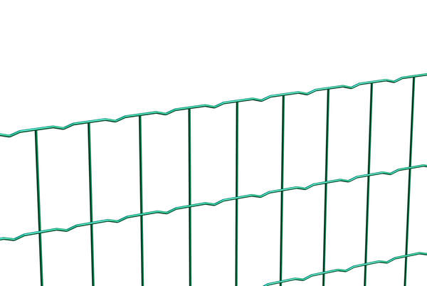 Ornamental grille Deco, Material: raw steel, Surface: galvanised, green powder-coated, Contents per PU: 10 m, Length: 10 m, Height: 610 mm, Mesh width: 50 x 100 mm, Wire Ø: 2.2 mm, 15-year warranty against rusting through