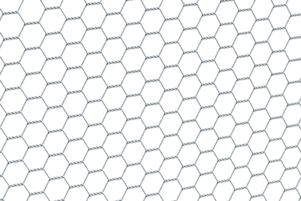 Sechseckgeflecht, Material: Stahl roh, Oberfläche: verzinkt, Inhalt pro PE: 10 m, Länge: 10 m, Höhe: 500 mm, Draht-Ø: 0,7 mm, 15 Jahre Garantie gegen Durchrosten