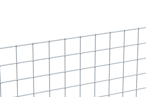 Welded mesh, Material: raw steel, Surface: galvanised, Contents per PU: 5 m, Length: 5 m, Height: 1000 mm, Mesh width: 12.7 x 12.7 mm, Wire Ø: 1 mm, 10-year warranty against rusting through