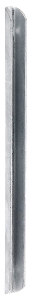 Fence post adapter, for quickly replacing or extending existing fence posts, Material: raw steel, Surface: hot-dip galvanised, Length: 400 mm, For posts-Ø: 34 mm, 15-year warranty against rusting through