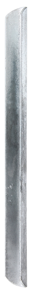 Fence post adapter, for quickly replacing or extending existing fence posts, Material: raw steel, Surface: hot-dip galvanised, Length: 400 mm, For posts-Ø: 38 mm, 15-year warranty against rusting through
