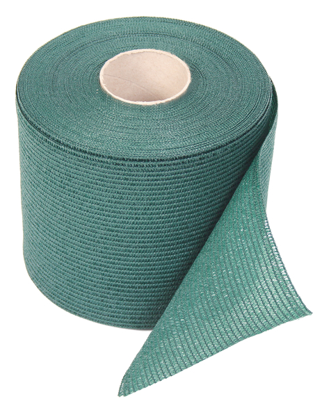 Privacy strip on a roll, 80% shading, Material: plastic, colour: green RAL 6005, for plaiting, Contents per PU: 35 m, Roll: 35 m, Height: 190 mm, Roller dia.: 230 mm