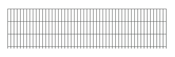 Doppelstab-Gittermatte 2,5 m für Dekorelemente