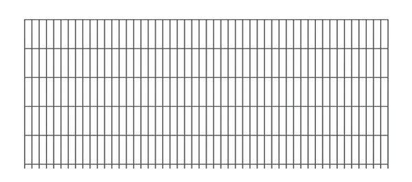 Doppelstab-Gittermatte, Typ 6/5/6, mit Überstand, Material: Stahl roh, Oberfläche: verzinkt, anthrazit kunststoffbeschichtet RAL 7016, Breite: 2500 mm, Höhe: 1030 mm, Maschenweite: 50 x 200 mm, 15 Jahre Garantie gegen Durchrosten