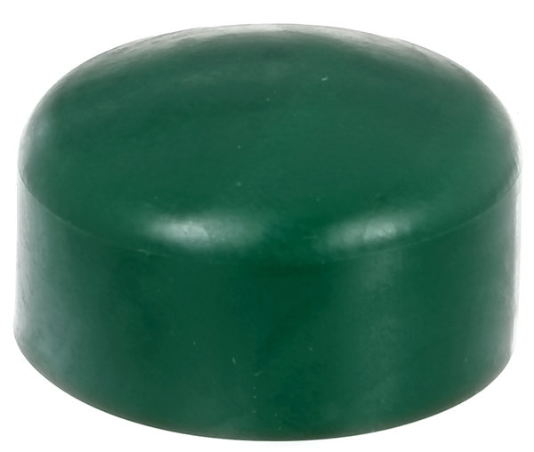 Pfostenkappe für runde Metallpfosten, Material: Kunststoff, Farbe: grün, für Pfosten-Ø: 60 mm