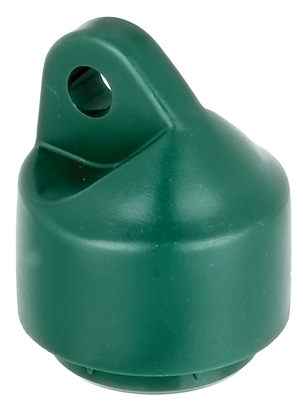 Kapturek do wspornika, materiał: tworzywo sztuczne, kolor: zielony, dla średnicy rur: 34 mm
