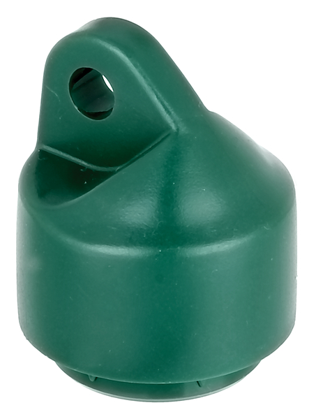 Brace cap for braces and tension bridges, Material: plastic, colour: green, For tube-Ø: 34 mm