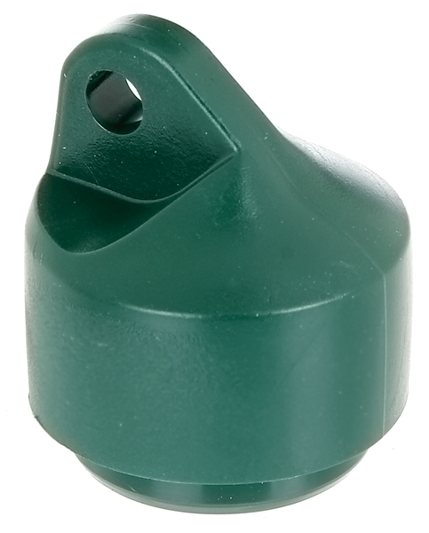 Kapturek do wspornika, materiał: tworzywo sztuczne, kolor: zielony, dla średnicy rur: 38 mm