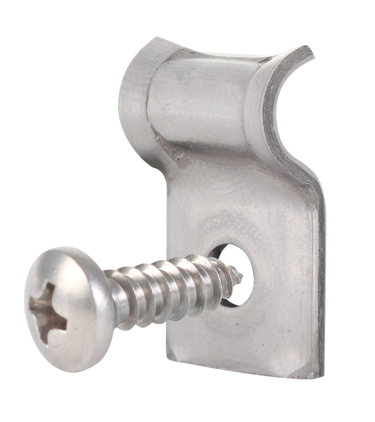 Tension wire holder with screw