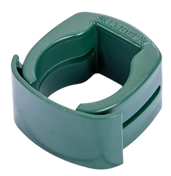 Fix-Clip Pro®, for fixing welded meshes to fence posts, Material: plastic, colour: green, Contents per PU: 3 Piece, Length: 43 mm, Width: 43 mm, Height: 25 mm, For posts-Ø: 34 mm