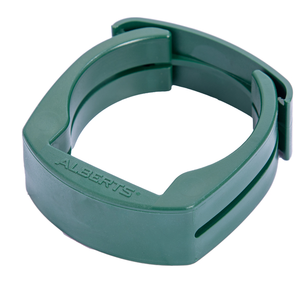 Fix-Clip Pro®, for fixing welded meshes to fence posts, Material: plastic, colour: green, Contents per PU: 3 Piece, Length: 69 mm, Width: 69 mm, Height: 25 mm, For posts-Ø: 60 mm
