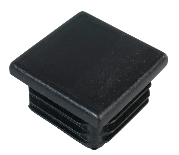 Post cap for rectangular metal posts, Material: plastic, colour: black, For posts: 80 x 80 mm