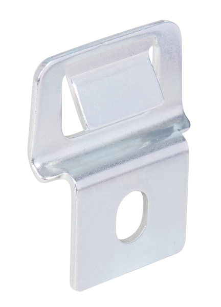 Double bar grating panel clip, Material: stainless steel, Contents per PU: 4 Piece, Hole: 12 x 9 mm, Retail packaged