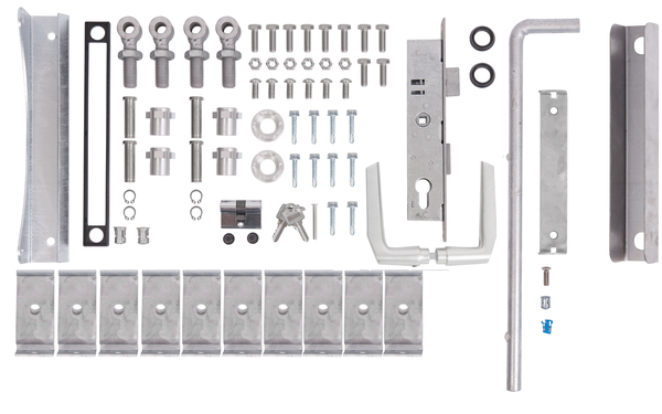 Accessory kit for double gates Flexo of 1400 to 2000 mm height