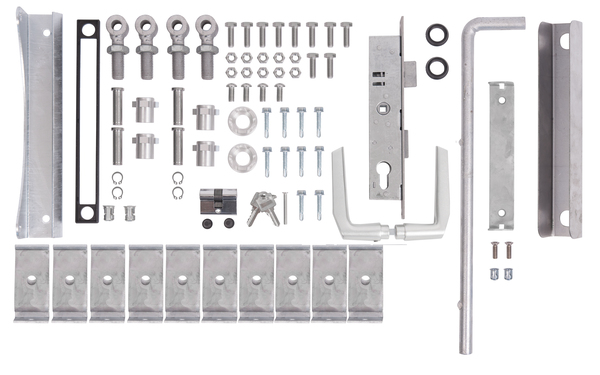Zubehör-Set für Doppeltor Flexo 1400 bis 2000 mm Höhe