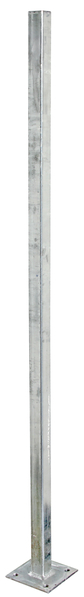 Poteau universel, Matériau: Acier brut, Finition: galvanisée à chaud, à visser, Longueur de platine: 100 mm, Largeur de platine: 100 mm, 30 mm, 30 mm, Longueur: 1020 mm, Épaisseur: 2,00 mm, Nombre de trous: 4, Trou: Ø10,5 mm