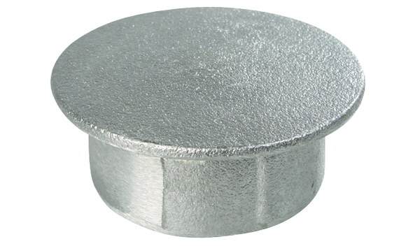 Post cap for barrier system Plus 7, Material: Aluminium, Diameter: 60 mm