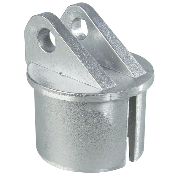 Brace cap for barrier system Plus 7, when a replacement is needed, Material: Aluminium, Diameter: 52 mm