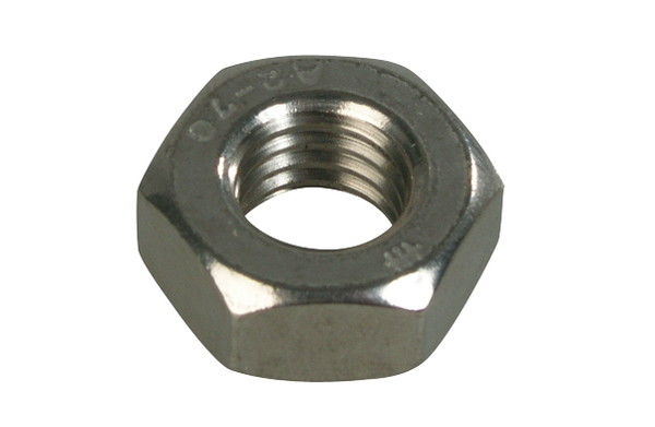 Hexagonal nut for barrier system Plus 7, when a replacement is needed, Material: stainless steel, Thread: M10