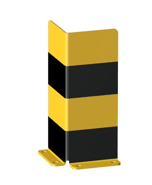 L-shaped duty pallet racking protector