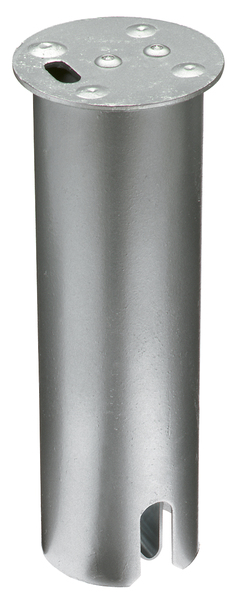 Cover cap for round ground sleeves for barrier posts