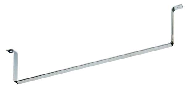 Stauraumbrücke, Material: Stahl roh, Oberfläche: galvanisch verzinkt, Länge: 790 mm, Breite: 25 mm, Tiefe: 165 mm, Innenmaß: 710 mm, Materialstärke: 5,00 mm