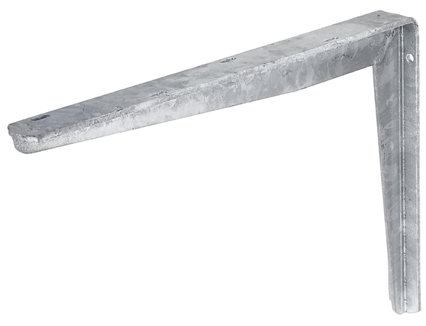 Shelf bracket, made of T profile, Material: cast aluminium, Height: 150 mm, Depth: 175 mm, Max. load capacity: 70 kg