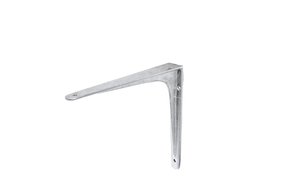 Shelf bracket, made of T profile, Material: cast aluminium, Height: 200 mm, Depth: 250 mm, Max. load capacity: 80 kg