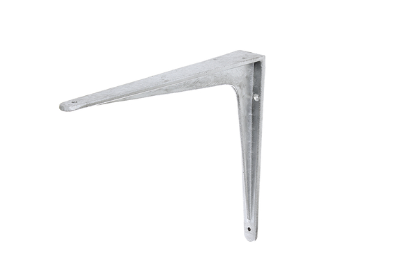 Shelf bracket, made of T profile, Material: cast aluminium, Height: 250 mm, Depth: 300 mm, Max. load capacity: 90 kg