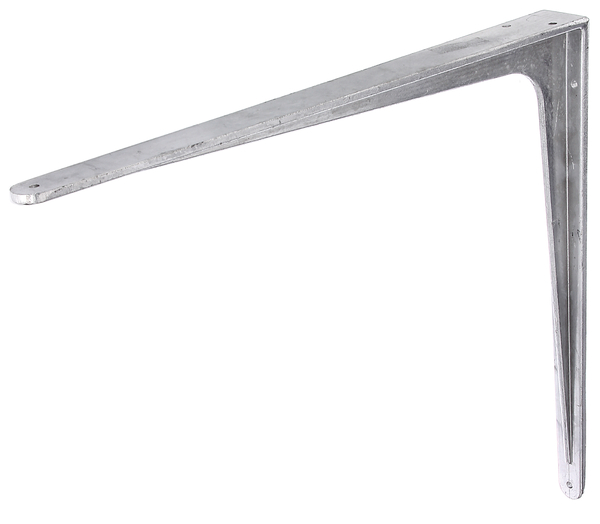 Shelf bracket, made of T profile, Material: cast aluminium, Height: 450 mm, Depth: 500 mm, Max. load capacity: 160 kg