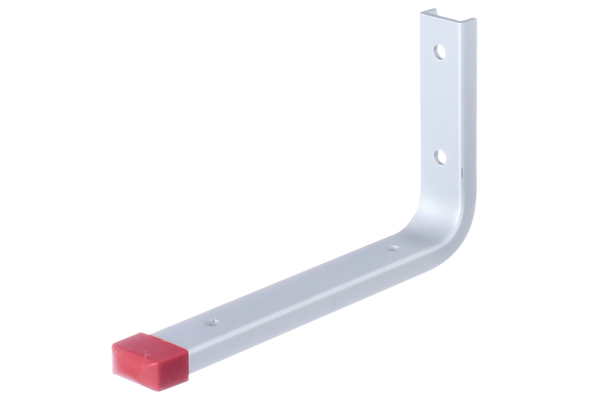 Wall hook, straight, Material: Aluminium, Depth: 160 mm, Height: 90 mm, Max. load capacity: 15 kg, U profile width: 21.5 mm, U profile height: 9 mm
