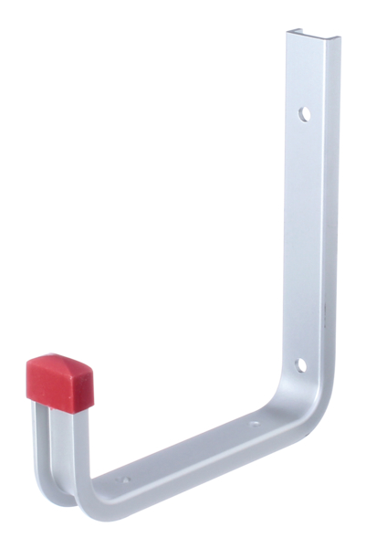 Wall hook, angled, Material: Aluminium, Depth: 140 mm, Height: 155 mm, Max. load capacity: 25 kg, U profile width: 21.5 mm, U profile height: 9 mm