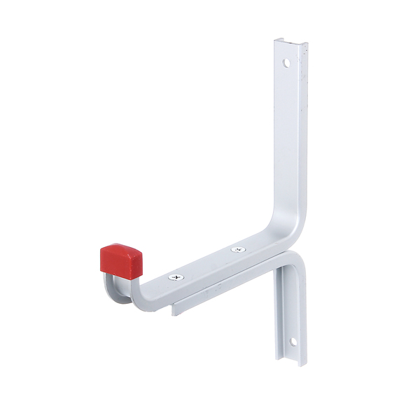 Wall hook, angled, reinforced, Material: Aluminium, Depth: 170 mm, Height: 215 mm, Max. load capacity: 50 kg, U profile width: 21.5 mm, U profile height: 9 mm