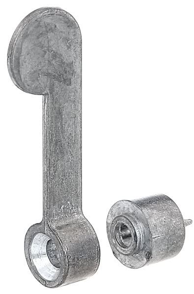 Latch fastener, Material: die-cast zinc, Contents per PU: 2 Piece, Spacer dia.: 14.4 mm, Length of sash lock: 60 mm, Length of strike sheet: 40.3 mm, Width of strike sheet: 5 mm, 10 mm, Retail packaged