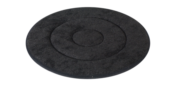 Rotary pad, Material: base plate: plastic, cushion: foam with synthetic fur covering, Diameter: 420 mm, Height: 20 mm, Retail packaged