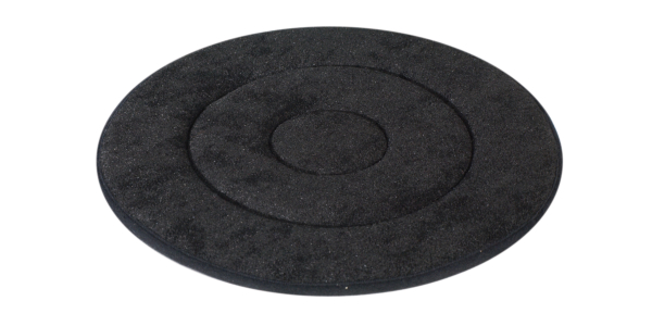 Rotary pad, Material: base plate: plastic, cushion: foam with synthetic fur covering, Height: 20 mm, Diameter: 420 mm