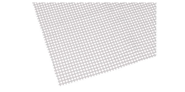 Teppichstopper, Material: PVC, Farbe: weiß, Länge: 1200 mm, Breite: 800 mm, SB-verpackt